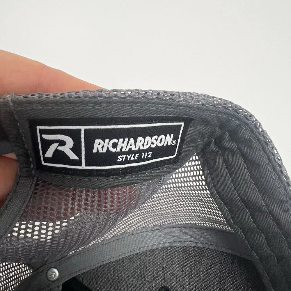 Richardson Euro American Hockey Hat‎ Trucker Hat Mesh Back Snap Back Adjustable